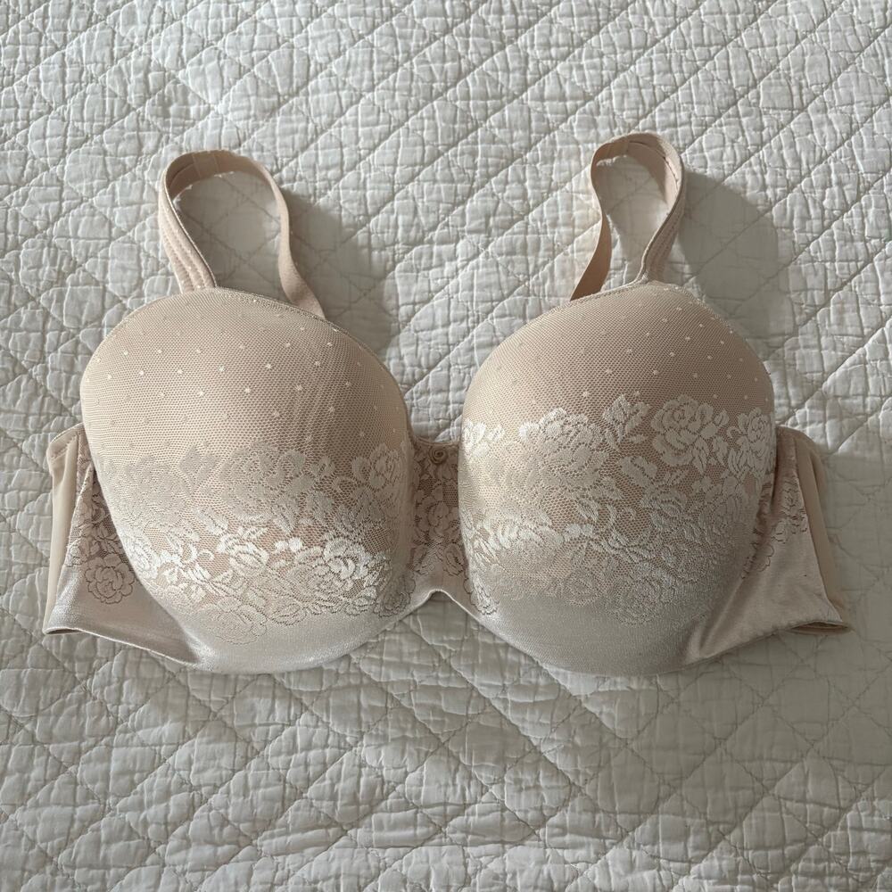 SOMA Balconet Push Up Bra Nude Sz 42DD Full Coverage Stunning Support Initmates